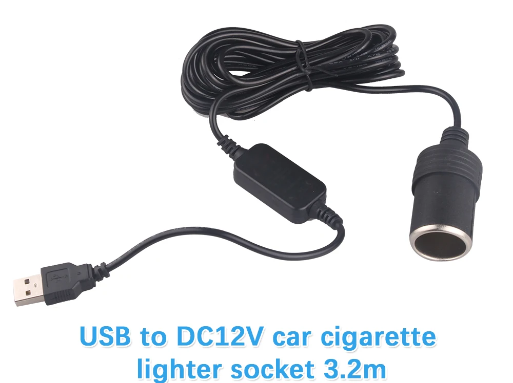 10 шт. USB 5 В к DC 9 В/12 В повышающий кабель DC5.5* 2,5/2,1 мм USB to12V автомобильное зарядное устройство сигарета зажигалка гнездовая розетка