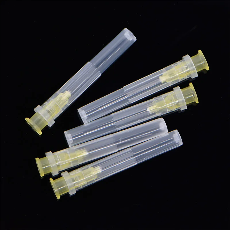 100pcs/bag Dental Endo Irrigation Needle Tip 30GA End-Closed& half cut Endo Syringe End-Closed Side Hole