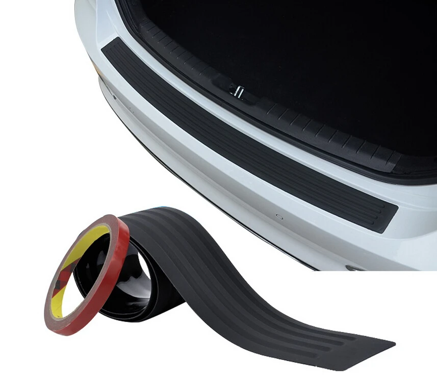

Car Styling Rubber Rear Guard Bumper Protector Trunk Sticker for Volkswagen VW Golf MK7 MK5 MK6 Passat B6 B7 Jetta Tiguan Beetle