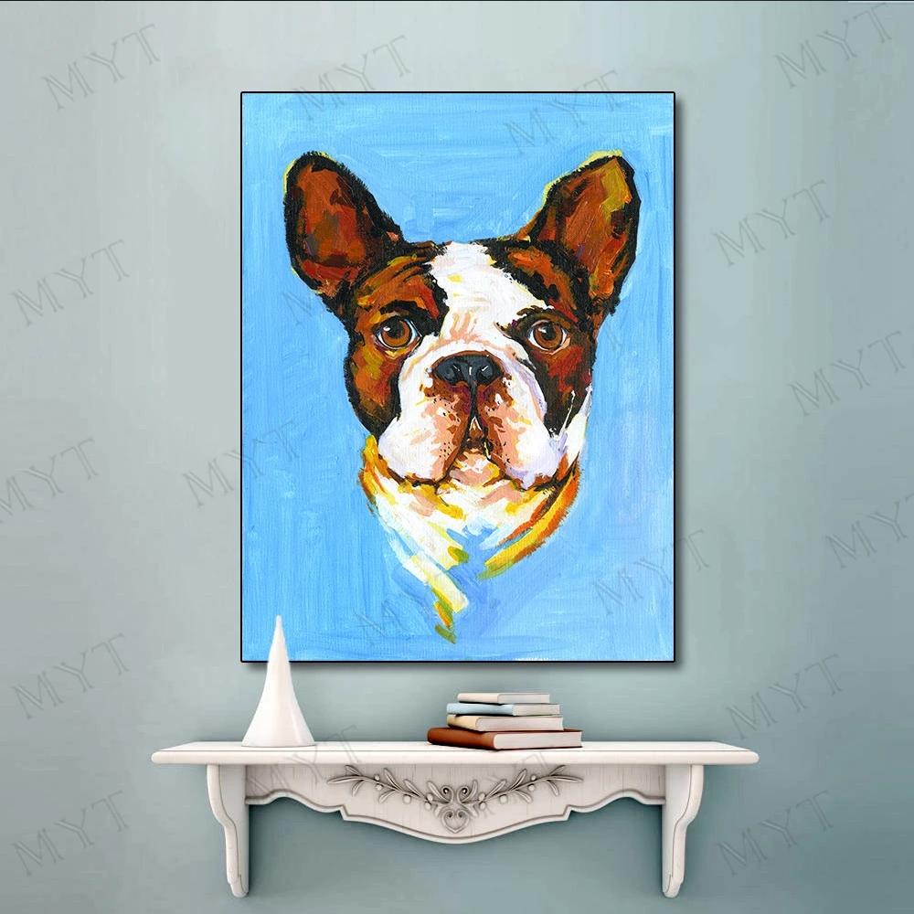 Free Shipping High Quality Wall Dogs Oil Painting Home Decorative Wall