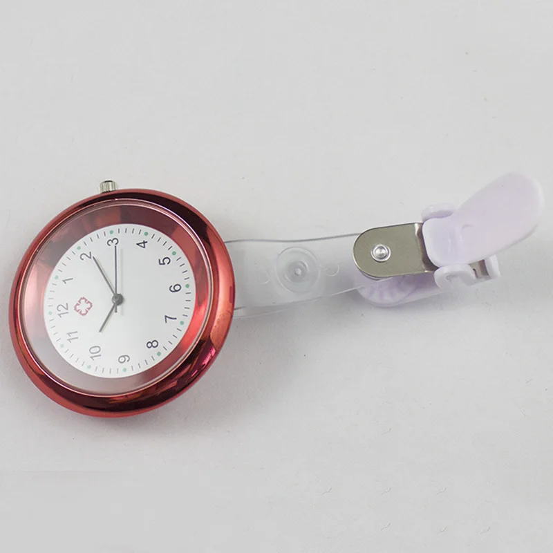 Часы для Медсестры Брошь на открытом воздухе силиконовый клип инфекции Управление Дизайн Медсестра Брошь "врач скорой помощи" ФОБ часы GDD99