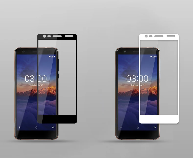 3D премиум класса, закаленное стекло для Nokia для детей возрастом 2, 3, 5, 6, 7, 8, полноэкранное защитное покрытие для экрана из закаленного стекла для Nokia 3,1 5,1 6,1 7,1 плюс X3 X5 X7