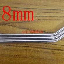 1500 шт./лот 8 мм* 215 мм(8,") Многоразовые изгиб питьевой соломы соломка из нержавеющей стали экологически-безопасные соломинки с отделением для карт