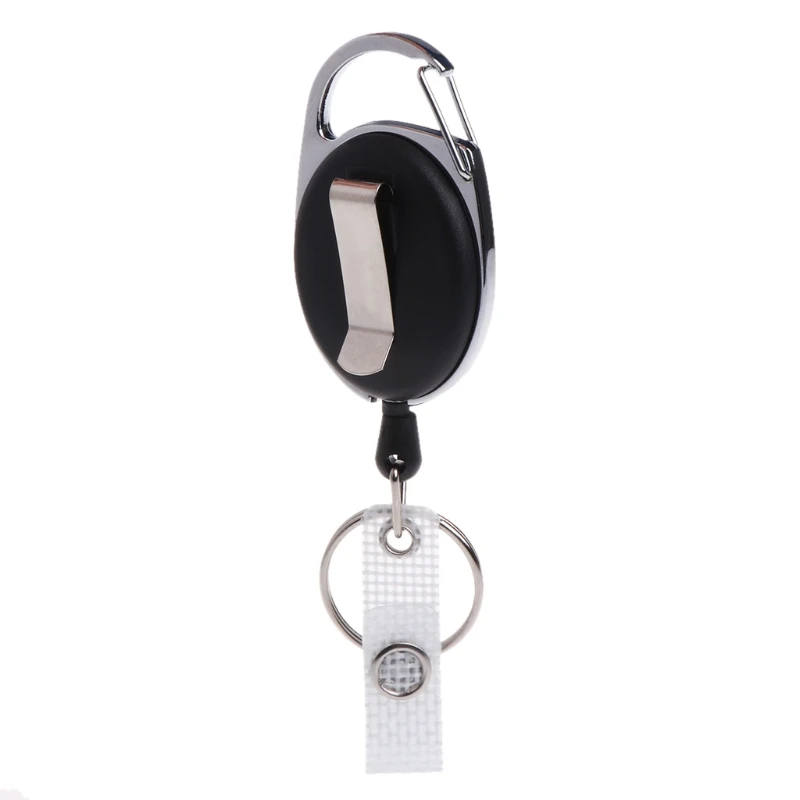 

Fishing Zinger Retractor Key Ring Reel Holder Retractable Nylon Cable Back Clip