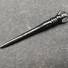 120 мм длина, черный фонарь, стеклянный инструмент для масла и воска