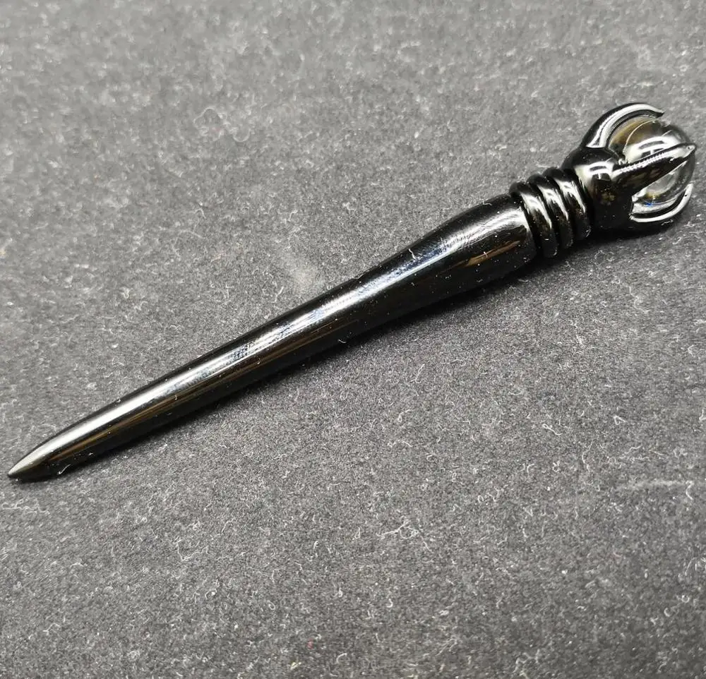 

120mm Length, Black Torch Glass Dabber Tool for Oil and Wax Dabber Stick