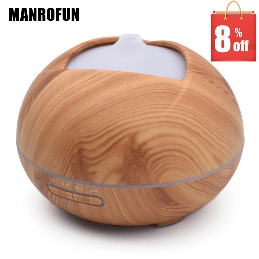 Дешево MRF 007 распылитель ароматизатор мл sential Oil 400 холодный туман увлажнитель воздуха с безводным автоматическим отключением и 7 цветов светодио дн...