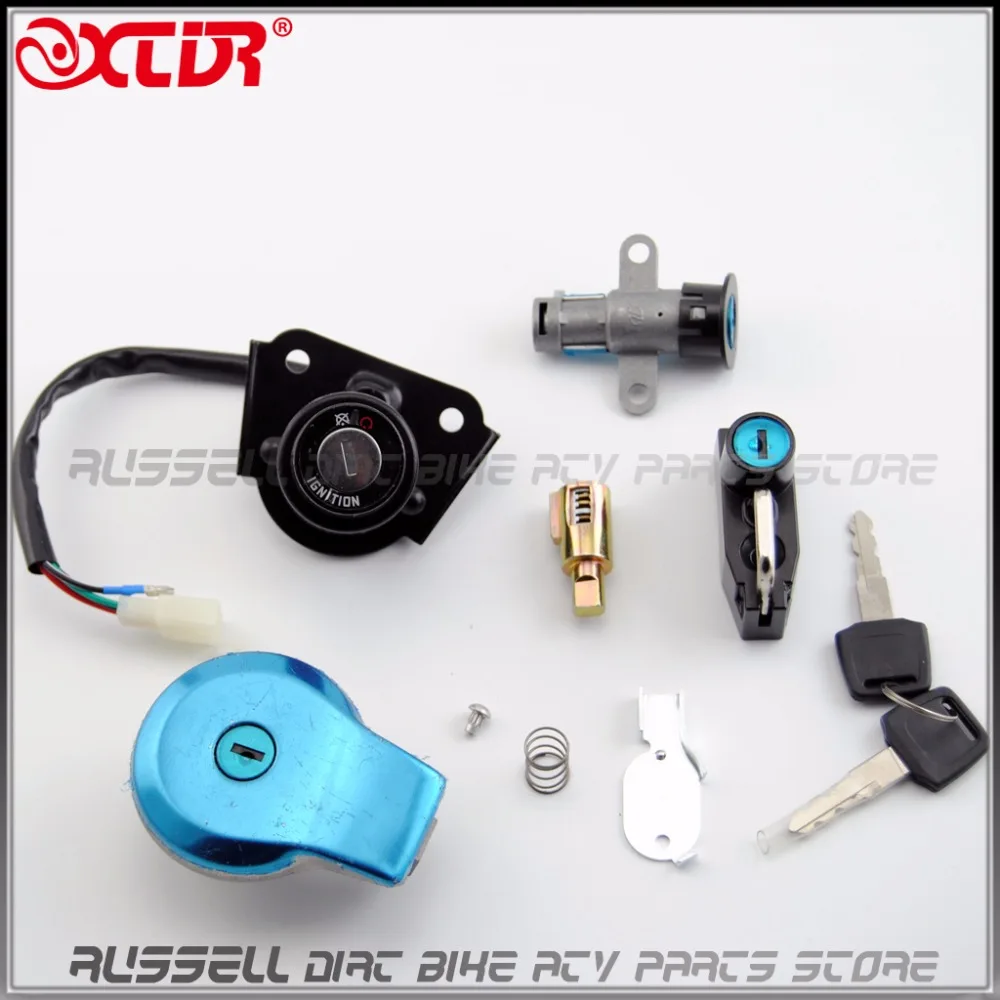Ignition Switch Fuel Gas Cap Cover Lock Key for Yamaha Virago XV125