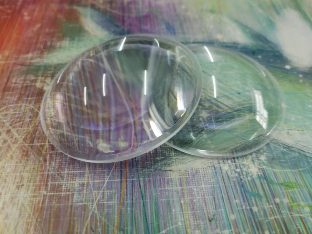 

Optical PMMA Plastic 25mm DIY LED Focal Length 51mm Plano Convex Lens