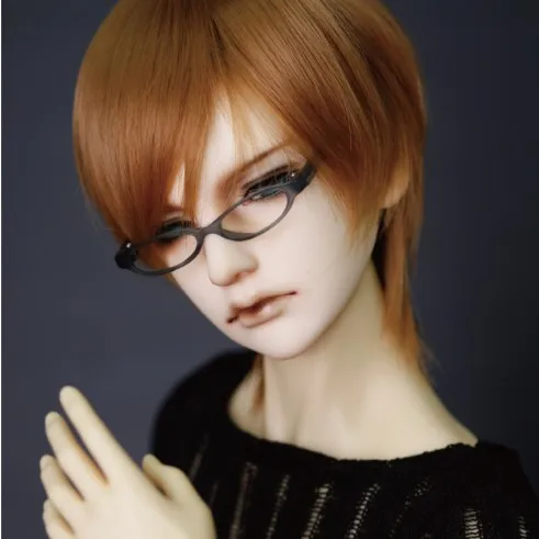 

doll accessories 1/3 1/4 Bjd wig doll hair wig short straight gentle design man male boy cool preppy style- fb17
