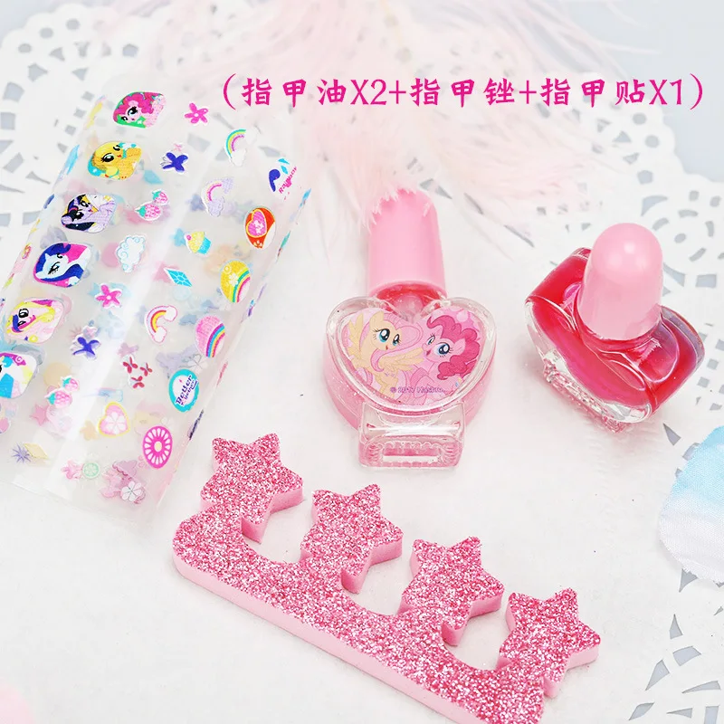 My Little Pony Children's Makeup Toys Frozen Princess Sophia Cartoons DIY Girls Nail Polish Nail Stickers Gift Set toys My Little Pony Children's Makeup Toys Frozen Princess Sophia Cartoons DIY Girls Nail Polish Nail Stickers Gift Set toys