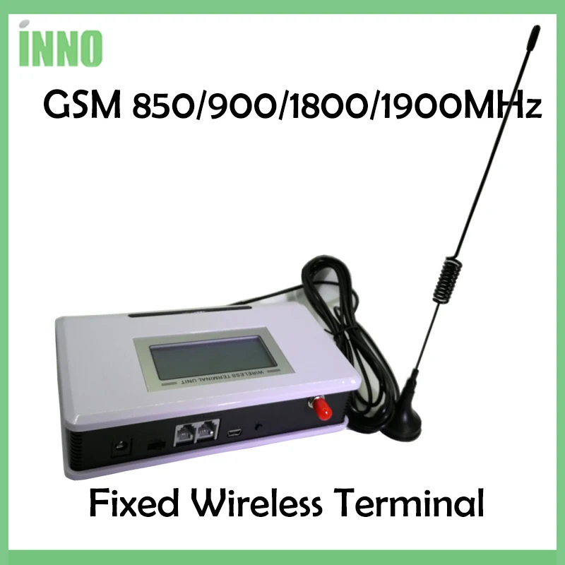 GSM 850/900/1800/1900 МГц фиксированный беспроводной терминал с ЖК дисплеем поддержка