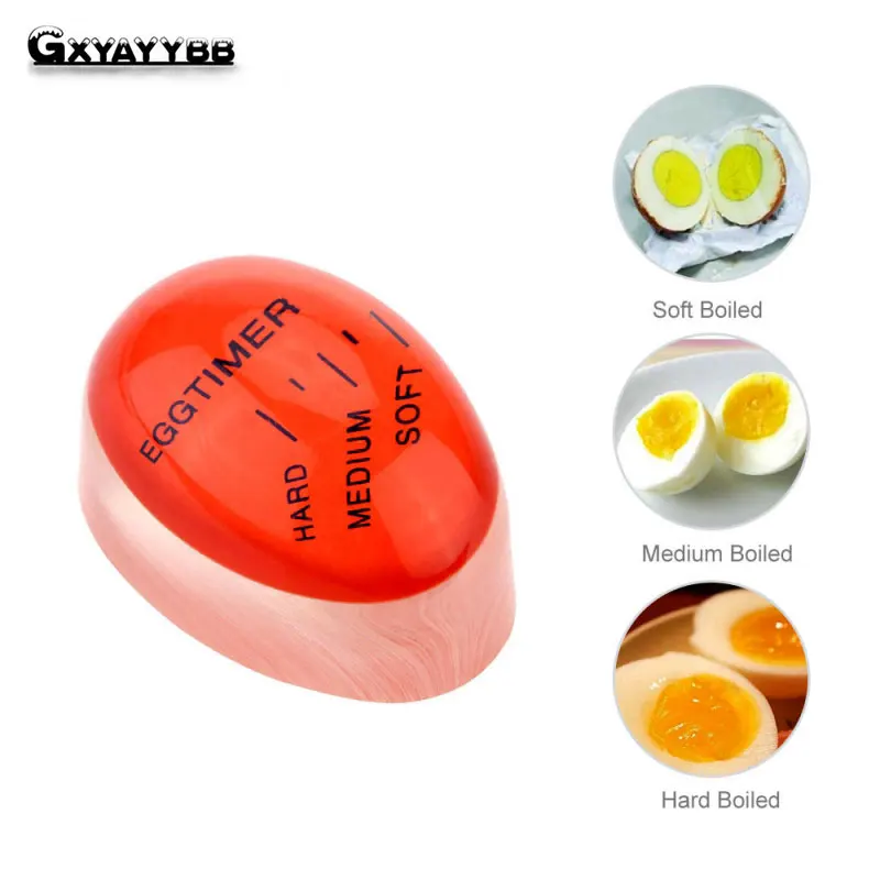 

1Pc /Hot Kitchen Resin Egg Timer Cooking Supplies Egg Perfect Color By Temperature Perfect Boiled Eggs Timer Kitchen Helper