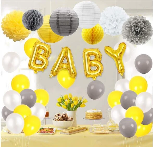 tissue paper baby shower decorations