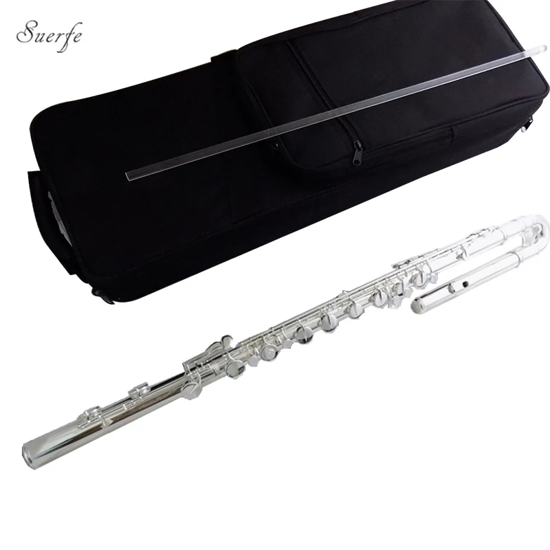 Jinbao Bass Flute C key flute Cupronickel flute musical instrument Jinbao Bass Flute C key flute Cupronickel flute musical instrument
