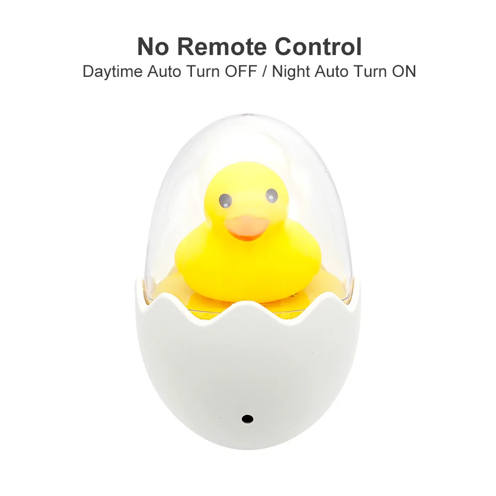 Timing Remote Control Wall Socket LED Night Light 110V 220V EU Plug Lovely Cartoon Yellow Duck Light Sensor LED Night Lamp unicorn night light Night Lights