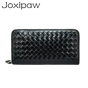 

Genuine Leather Men Wallets Long Coin Purse Vintage Wallet Cowhide Leather Card Holder Pocket High quality Purse Men Wallets