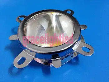 

10pcs 90-120Degreen led Lens + Reflector Collimator + Fixed bracket 20W 30W 50W 70W 100W LED