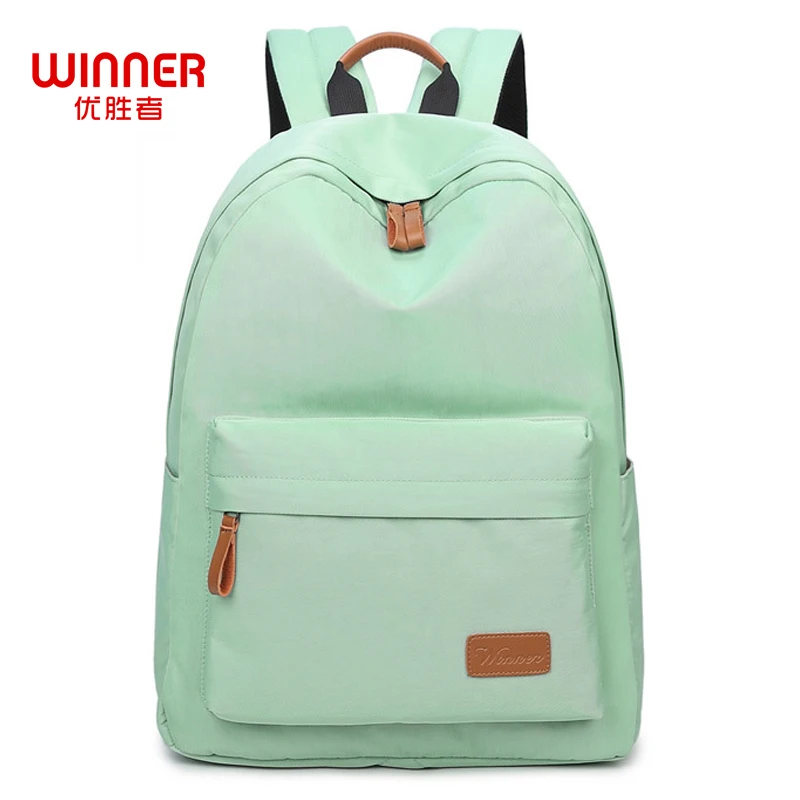 WINNER Fashion Backpack Women Travel Rucksacks For Girls Teenager Cool Solid Color Preppy Style School Bag Mochila Femina WINNER Fashion Backpack Women Travel Rucksacks For Girls Teenager Cool Solid Color Preppy Style School Bag Mochila Femina