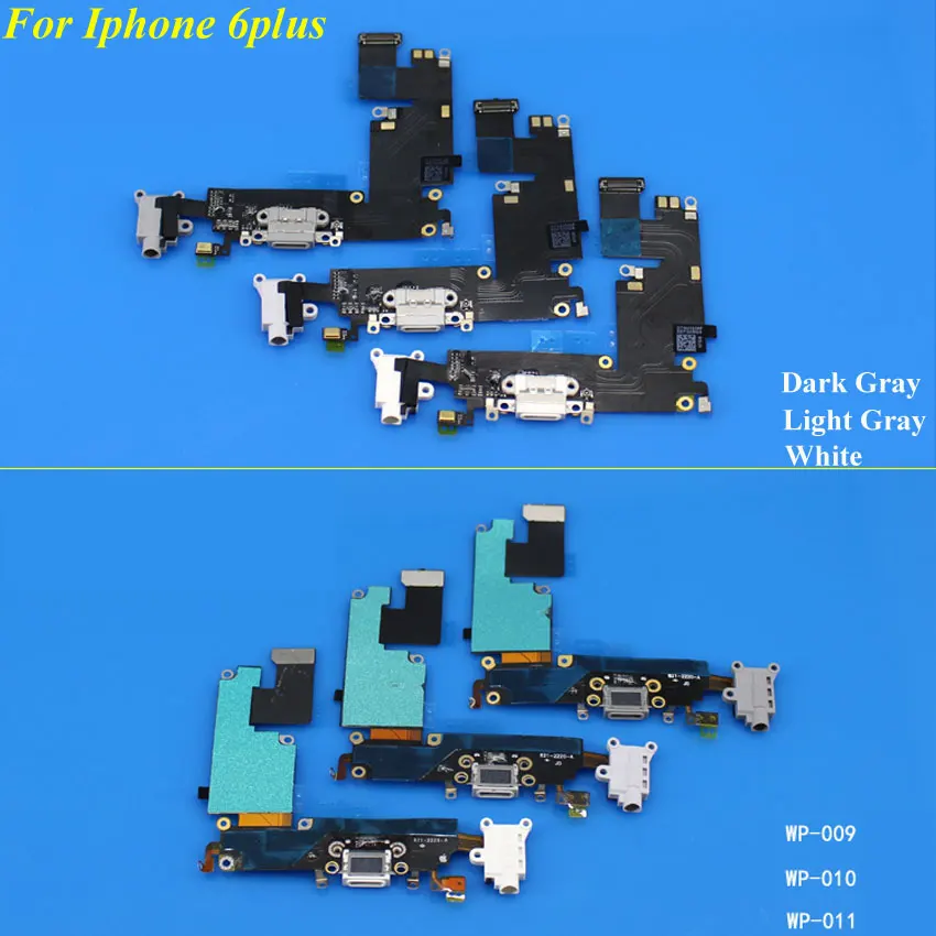 

ChengHaoRan 10pcs/lot Charging Port Dock Connector Charger Dock Flex Cable Replacement for iPhone 6 Plus 5.5 inch
