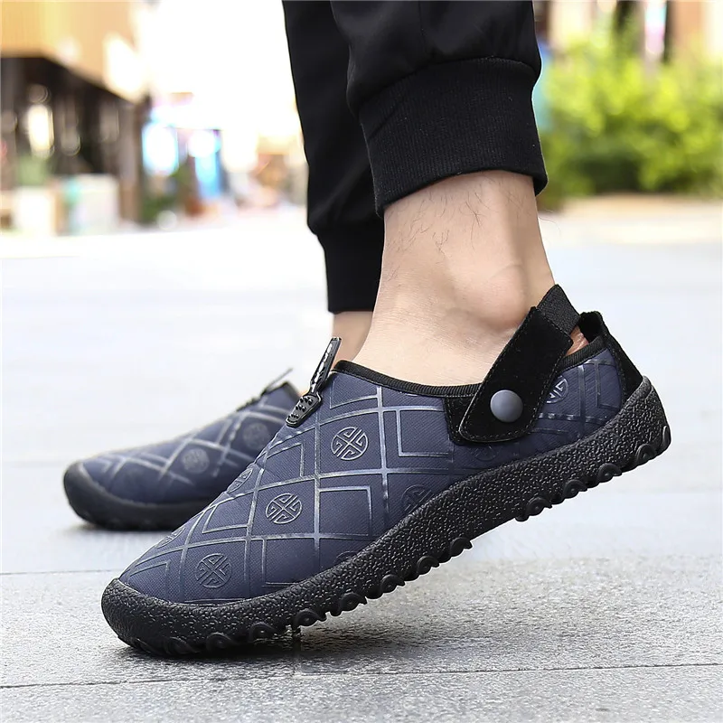 Christmas Winter Shoes Man Slippers Men Home Slippers Outdoor Flip ...