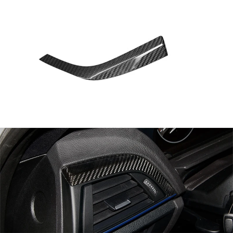 

100% Carbon Fiber Left Side Air Outlet Cover Trim For BMW 2 Series F22 F23 2014-2017 & 1 Series F20 2012-2016