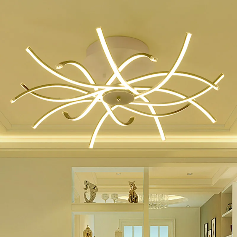 

Modern LED Ceiling Light Strip Style Acrylic Shade with Butterfly Kitchen Bedroom Living Room Plafon Lighting BLC6008