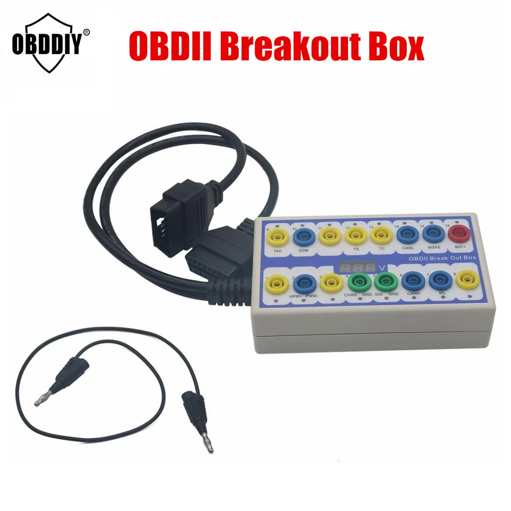 Breakout Box OBDII Breakout Box OBD OBD2 Break Out Box Car Protocol