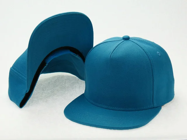 Заготовка однотонная бейсбольная кепка Кепка Snapback, DIY Железный логотип приемлемый, 24 цвета