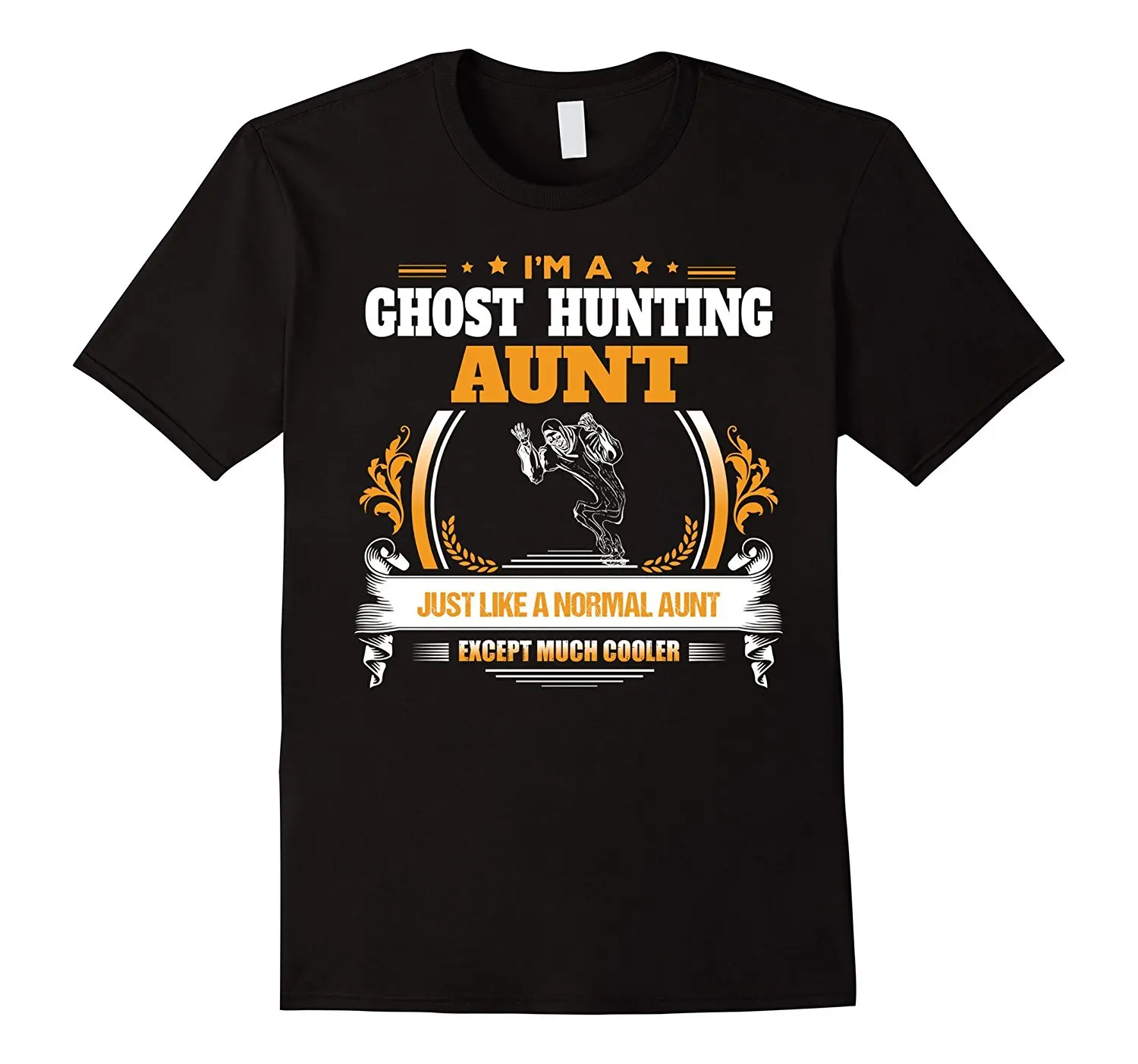 Funny Ghost Aunt Tshirt Christmas Gift for High Quality Custom Printed Tops Hipster Tees T-Shirt | Мужская одежда