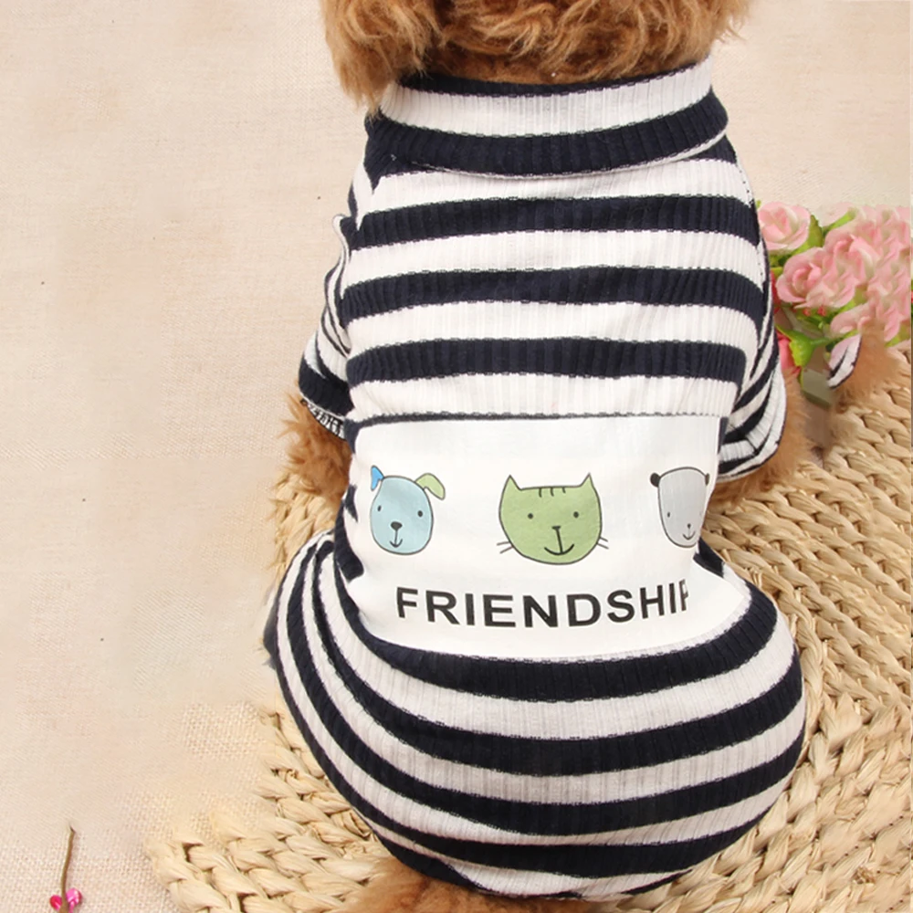 Pet Clothing Pijama Perro Pet Products Dog Pajamas Jumpsuit Dog Clothes Pyjama Small Medium Dog Costume - Цвет: Black Thin