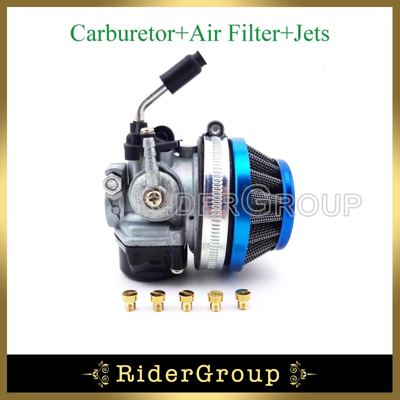 

Racing Carburetor 58mm Air Filter For 49 50cc 60cc 66cc 80cc 2 Stroke Engine Gas Motorized Bicycle Push Bike Carb Jets #65-#85