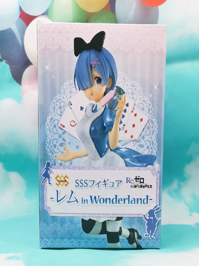 Аниме Re: Life in a другой мир от Zero Ram Rem Cosplay Алиса в стране чудес Ver. Коллекционная