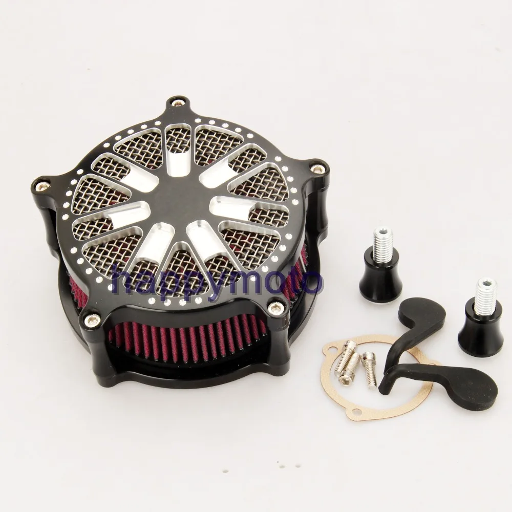 

Motorcycle Accessories CNC Air Cleaner Intake Filter For Harley XL Sportster 883 1200 48 (1991-2017)