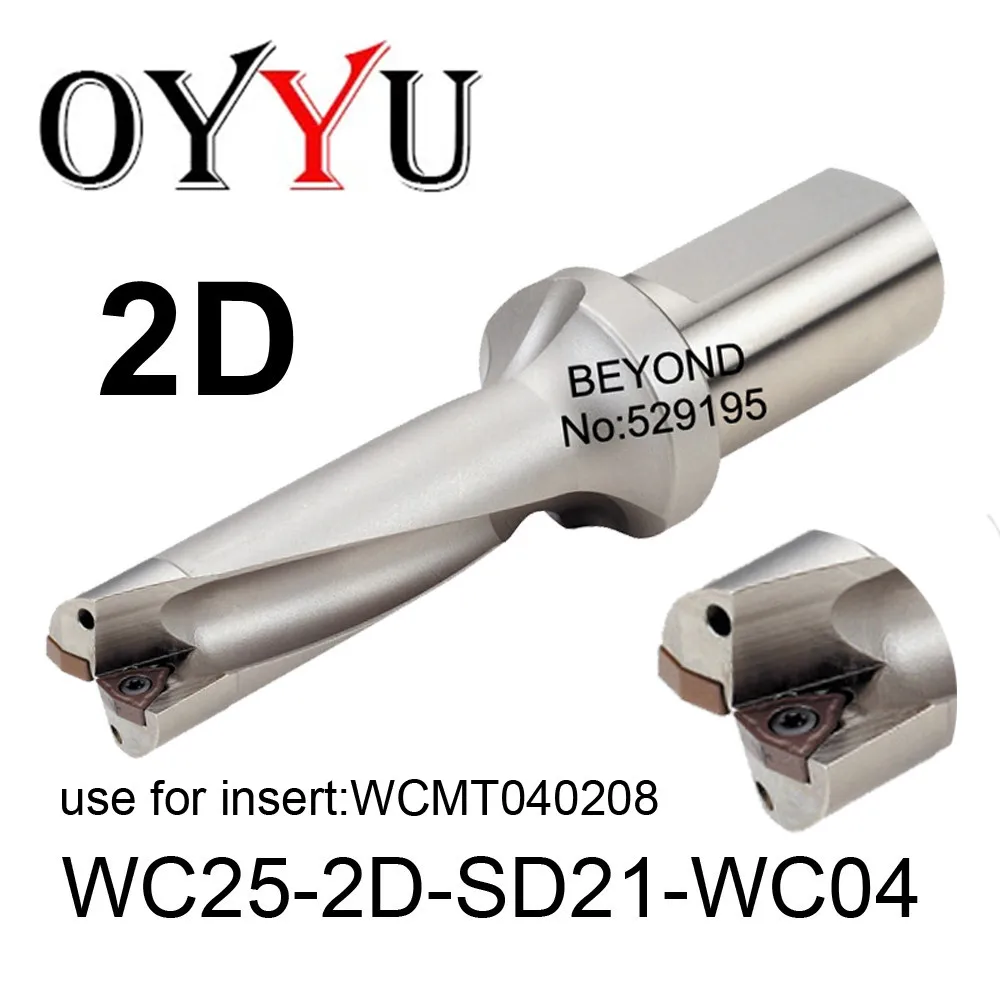 

WC25-2D-SD21-WC04, WC indexable insert drill U Drilling Shallow Hole indexable insert drills,Cooling hole,original factory
