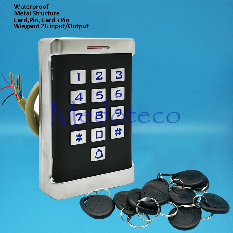 Waterproof Metal Rfid Access Control System Metal Shell Access