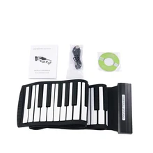 New Arrival Silicone Flexible Keyboard MIDI Roll up Electronic Piano USB 88 Keys Musical Instruments