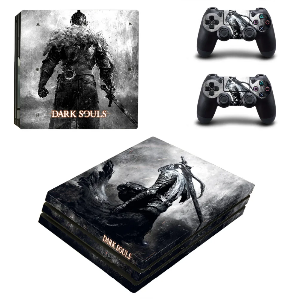 Dark Souls Iii Ps4 Pro Skin Sticker Per Sony Playstation 4 Console E 2 Controller Ps4 Pro Stickers Decalcomania In Vinile