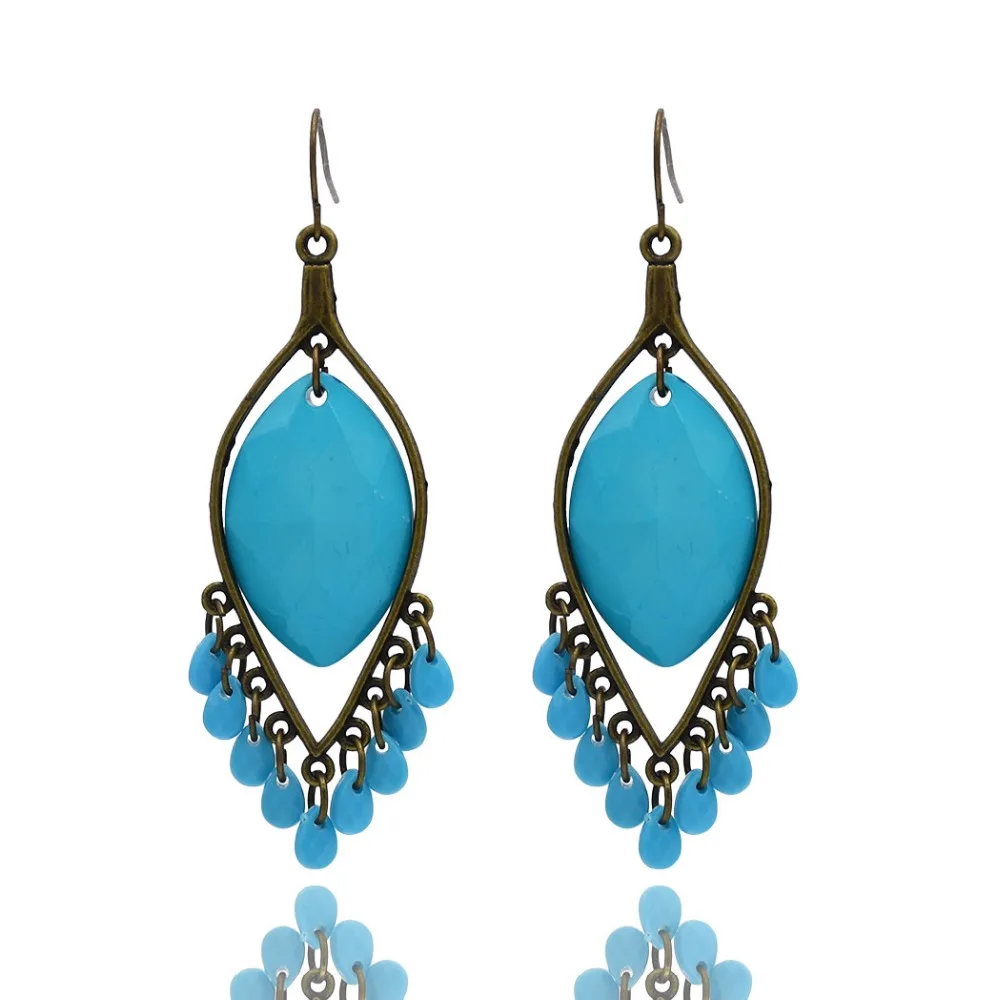 Inlove Unique Boho Gypsy Vintage Bronze Drop Earrings Women Charms