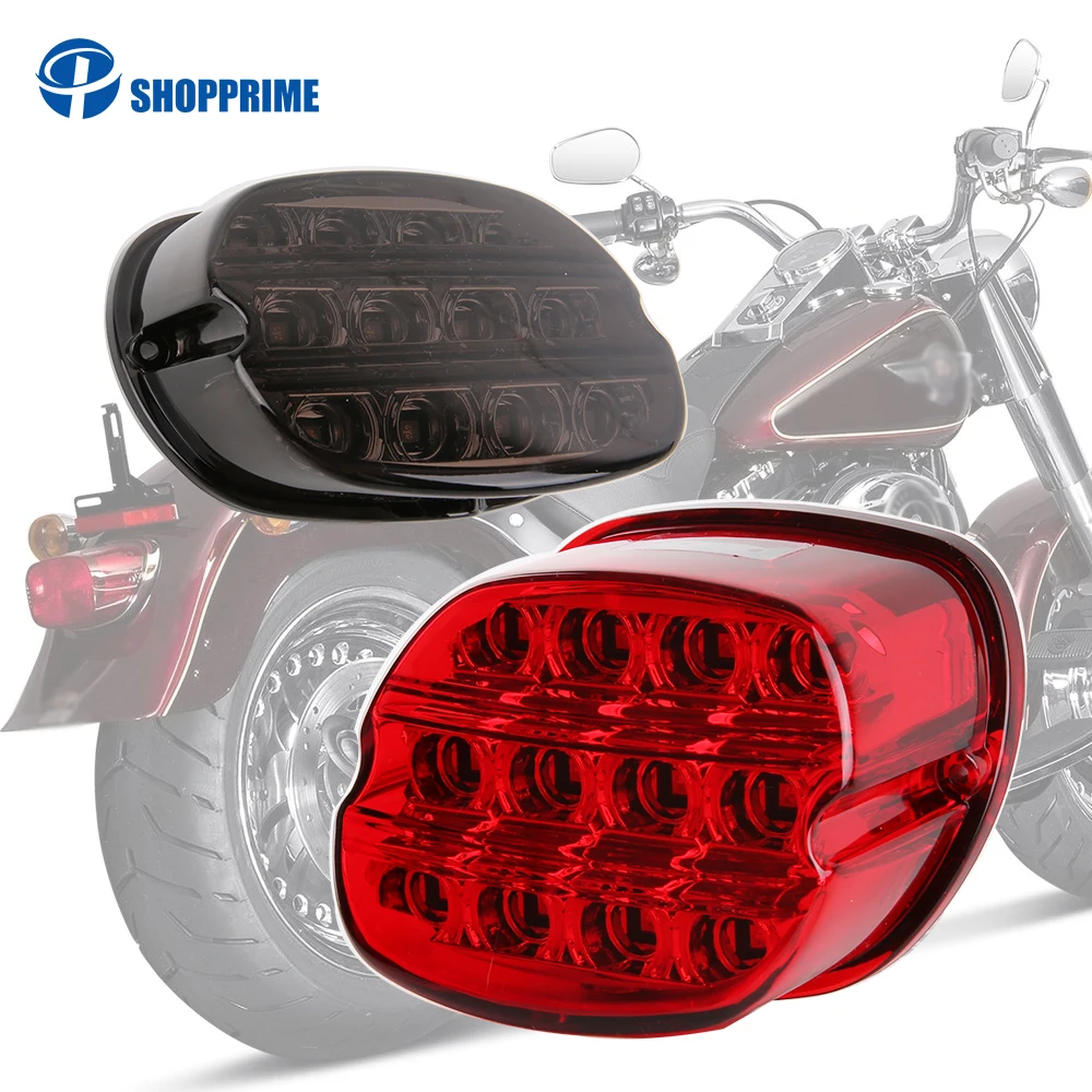 Светодиодный стоп сигнал для мотоцикла фонарь ночного поезда Dyna Fat Boy FLSTF Softail