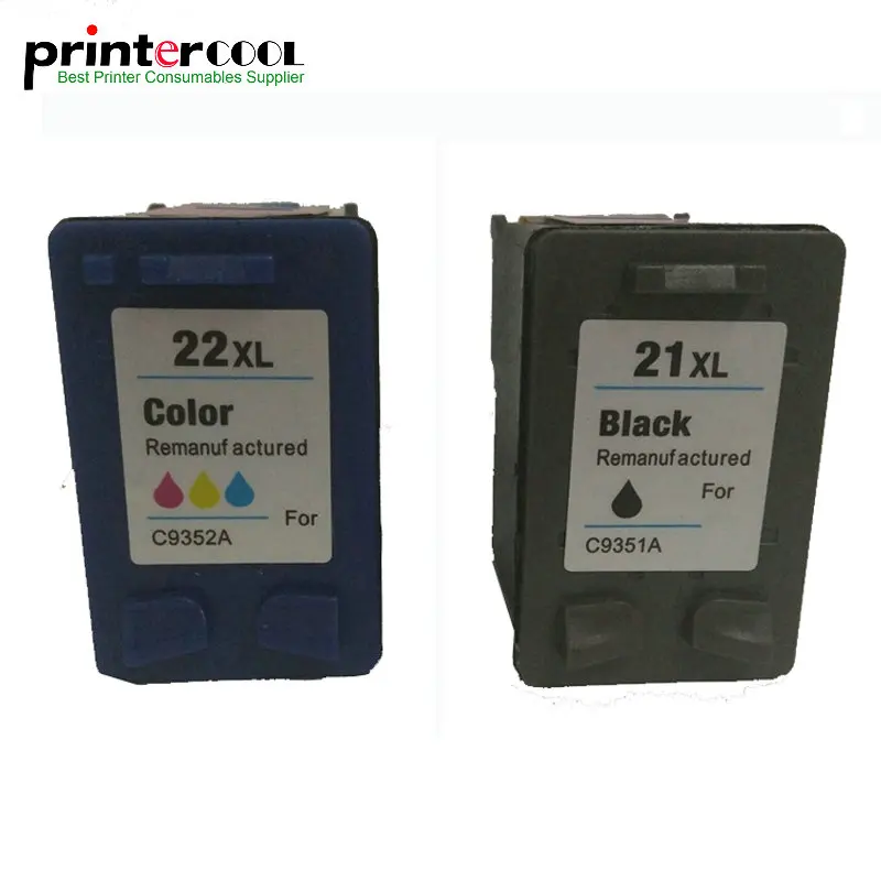 

einkshop 21 22 Remanufactured Ink Cartridge Compatible for hp 21 22 for Deskjet 3915 3920 D1320 D1455 F2100 F2280 F4180 printer