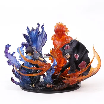 

Naruto Uchiha Itachi Sasuke Susanoo Kizuna Relation PVC Figure Collectible Model Toy