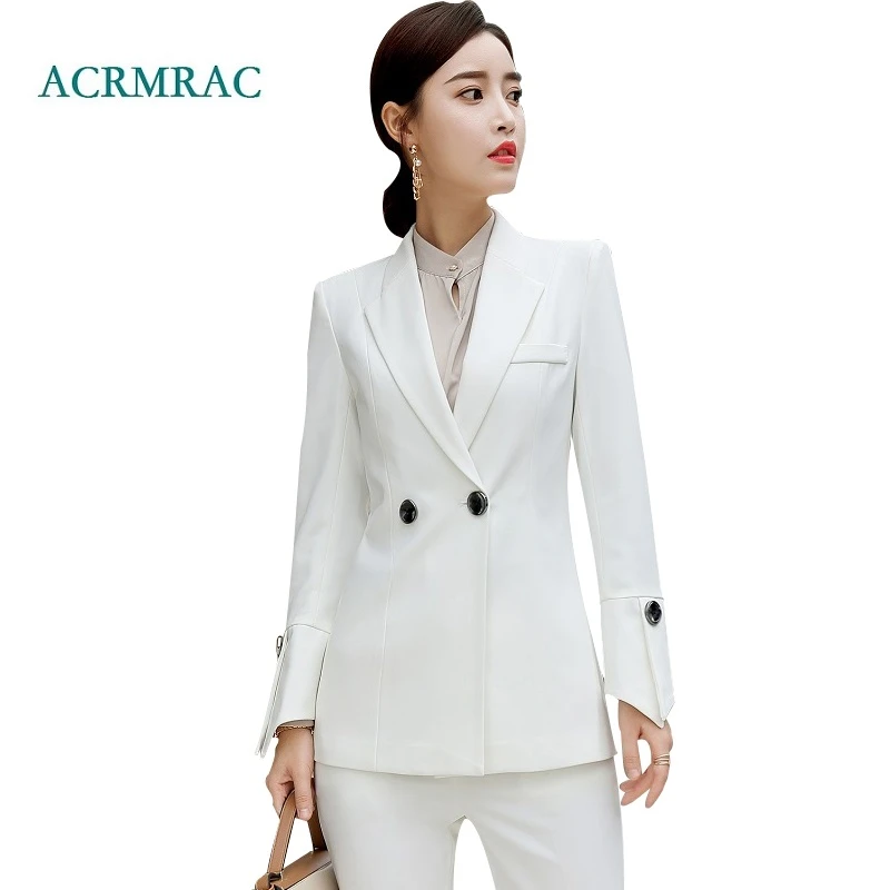 womens skinny leg pant suit