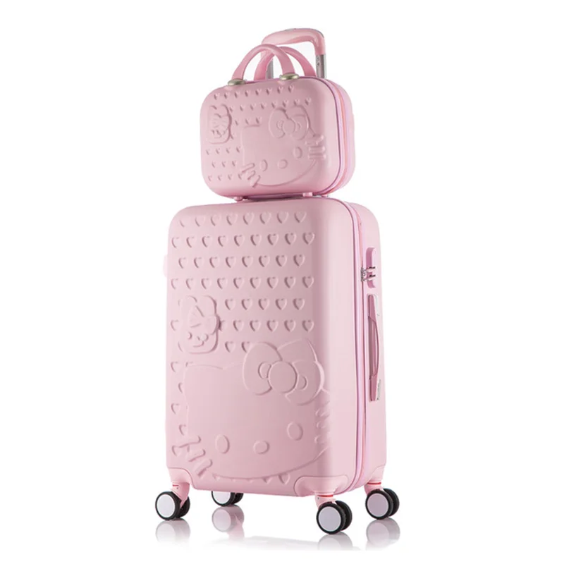 

Travel suitcase set Rolling Luggage set Spinner trolley case 20" boarding wheel Woman Cosmetic case carry-on luggage travel bags