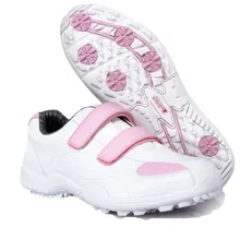 Pgm нескользящая обувь для гольфа для женщин, легкие дышащие кроссовки для гольфа/тенниса, кроссовки из мягкой кожи AA10098