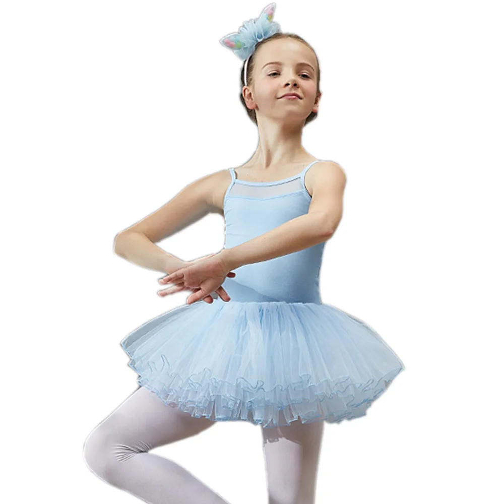 New Ballet tutu Dress, Girls Dance Clothing Kids Trainning, Princess Skirt Costumes,Gymatics Leotards Dance Wear