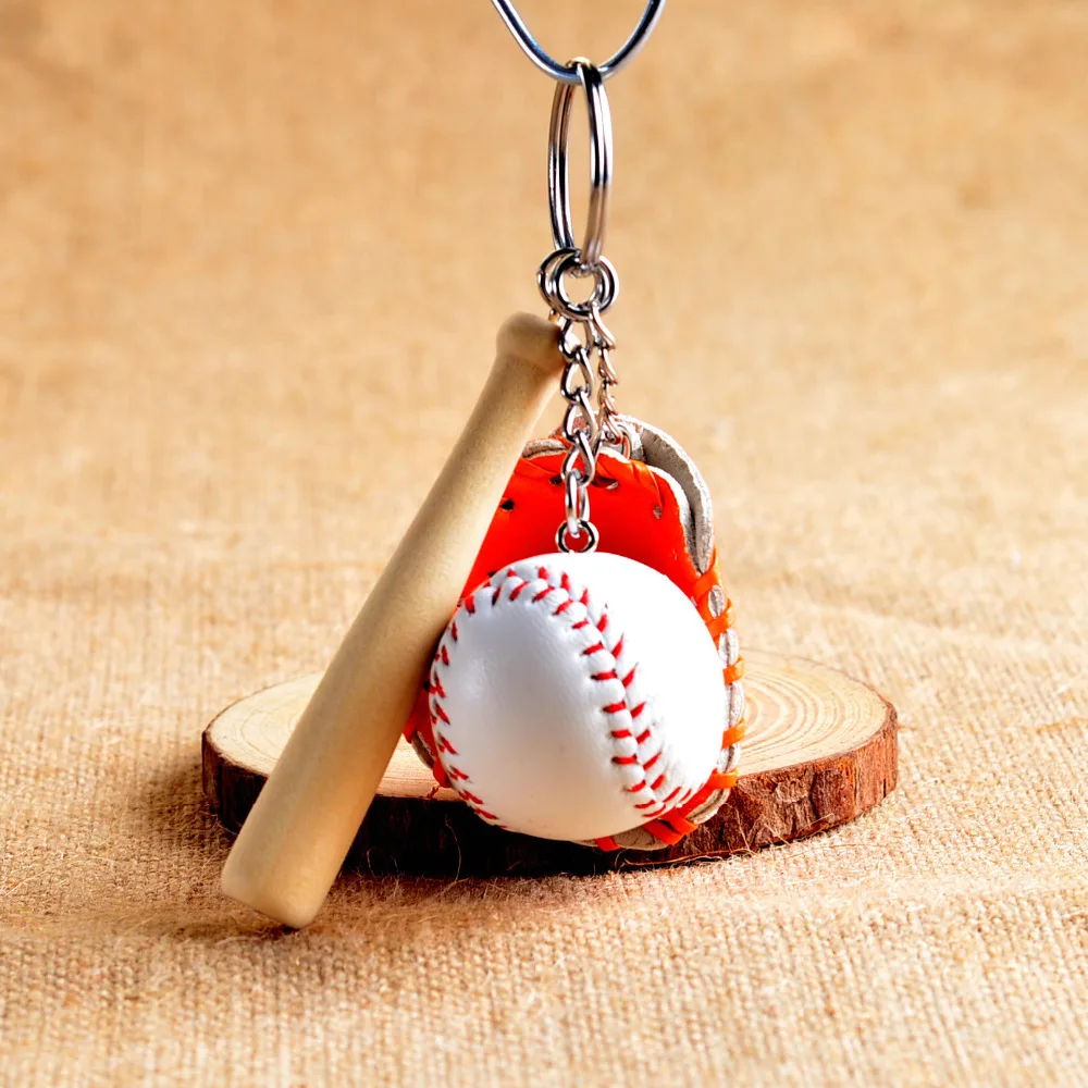 Wholesale Emulation baseball keychain Kid Toy gift,Pendant For Bag