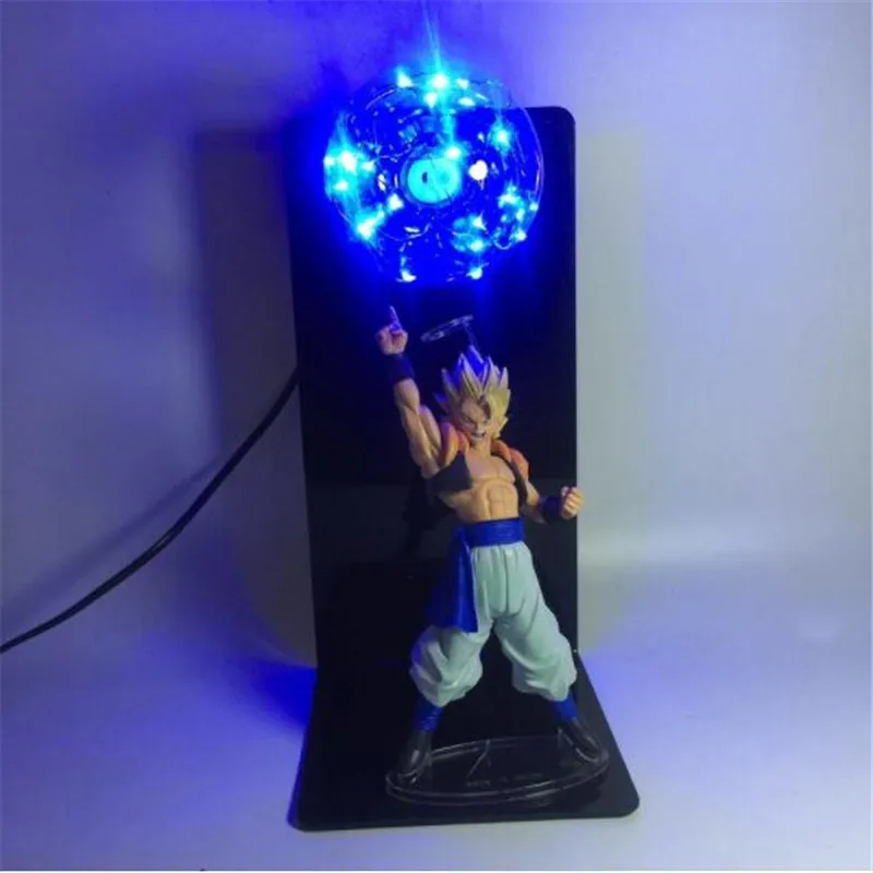Дропшиппинг Dragon Ball Z фигурка Сон Гоку модель Ночной светильник аниме вентиляторы креативный подарок Спальня Кабинет Украшение светодиодный светильник