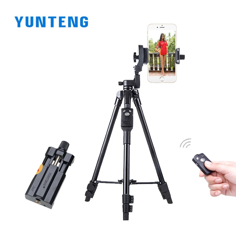 

Professional Camera Tripod Portable Camera Photograph YUNTENG 520 5208 5218 Selfie Video Remote Control