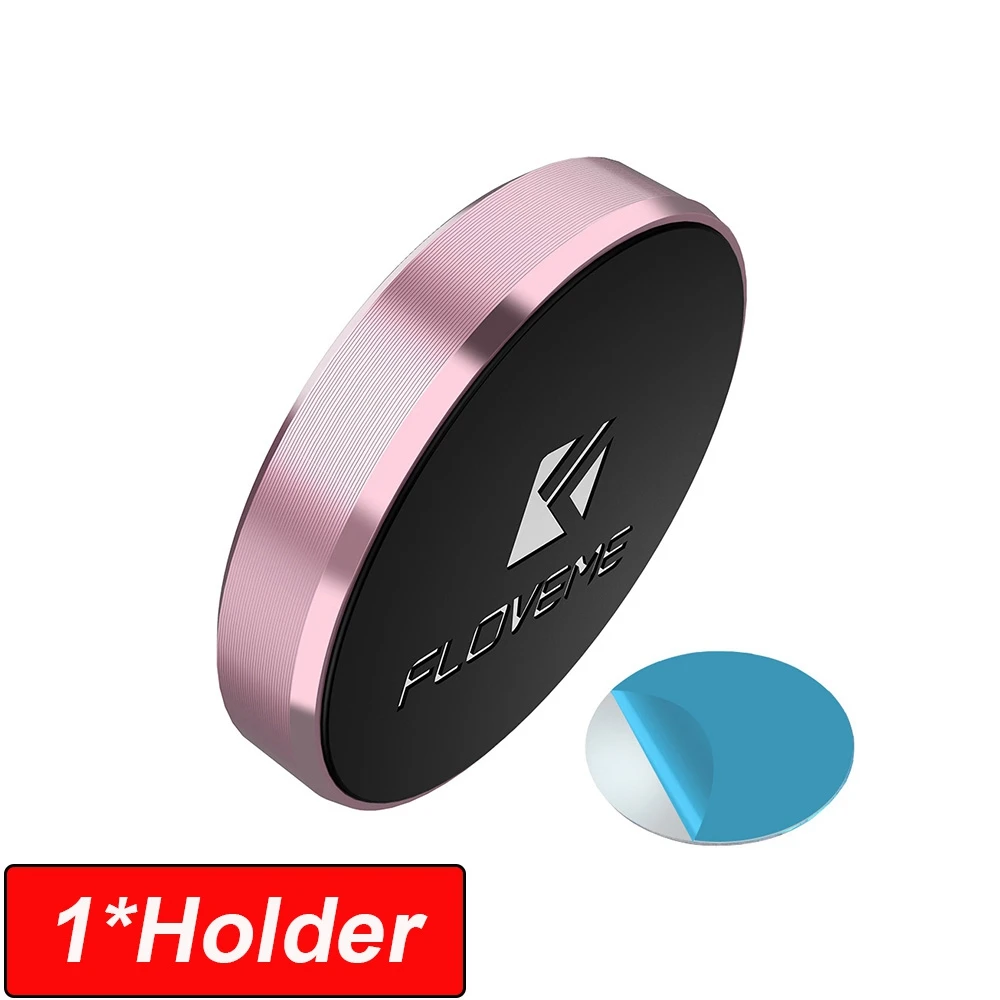 Rose Gold 1 Piece FLOVEME держатель для телефона в машину Магнитная автомобильный держатель телефонамагнитный держатель для телефона в машину автомобиль мобильный телефон автомобиль подставка держатель держатель для телефона - Цвет: Rose Gold 1 Piece